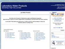 Tablet Screenshot of lab-water-filter.com